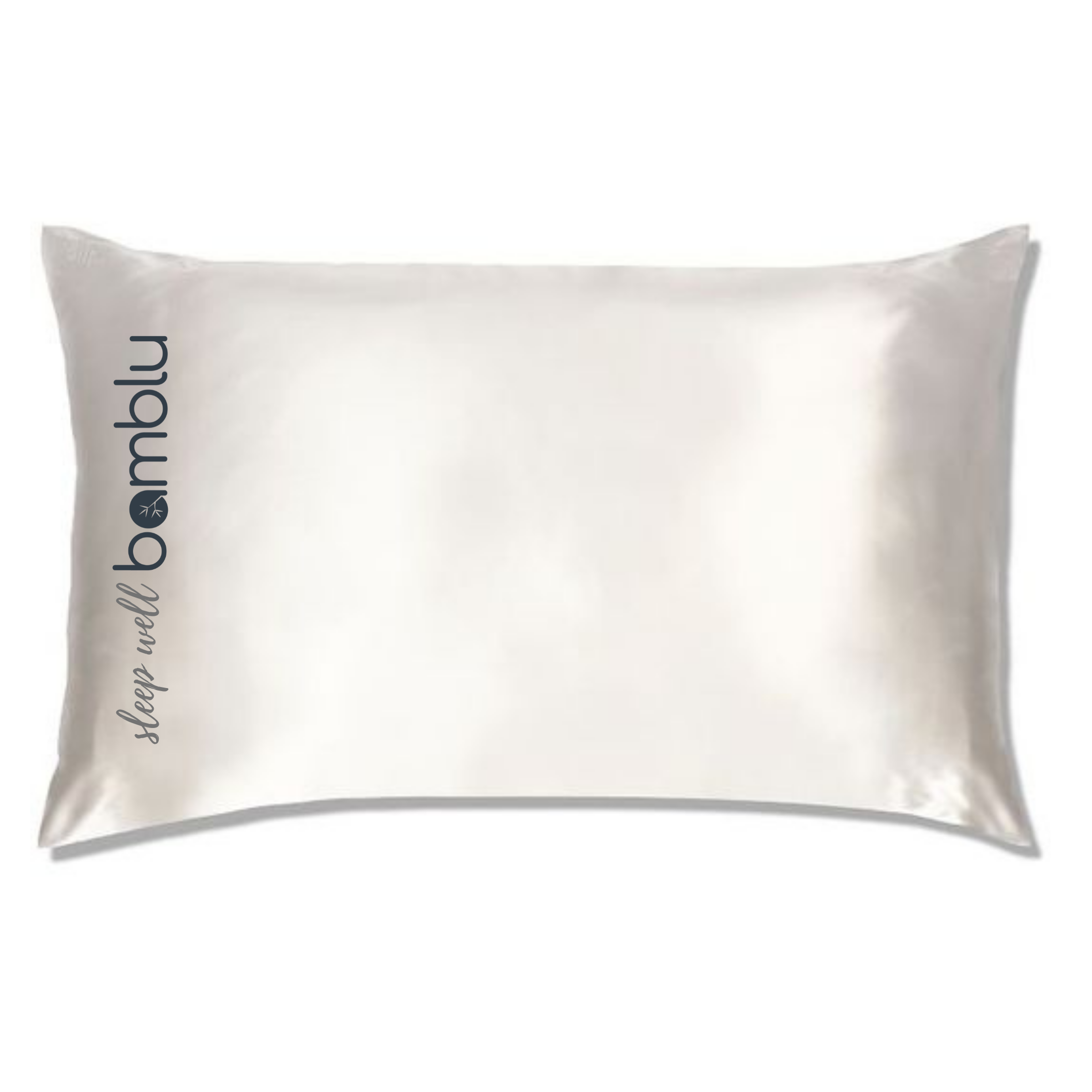 Embroidered Bamblu Satin Pillowcase